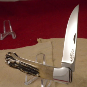 WC Davis Stag Lock Back Folder