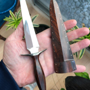 Joe Kious Mini Dagger and Wood Sheath